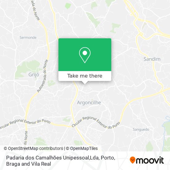 Padaria dos Camalhões Unipessoal,Lda map