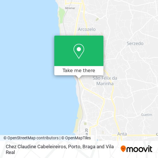 Chez Claudine Cabeleireiros map