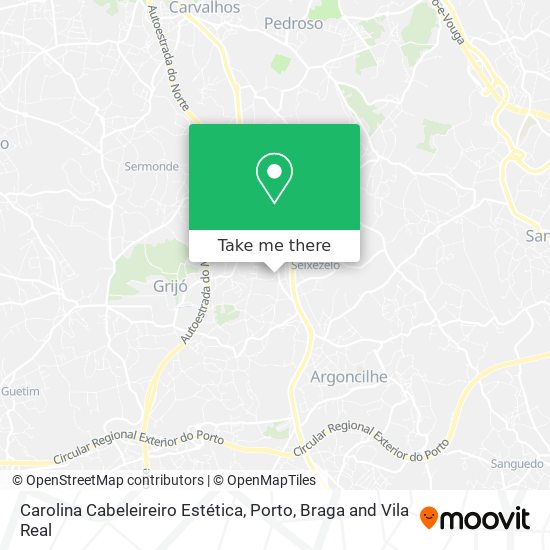 Carolina Cabeleireiro Estética map