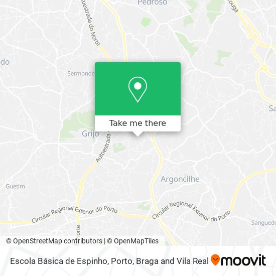Escola Básica de Espinho map