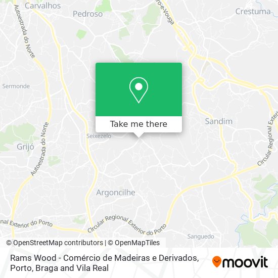 Rams Wood - Comércio de Madeiras e Derivados mapa