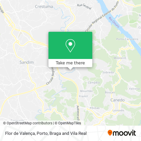 Flor de Valença map