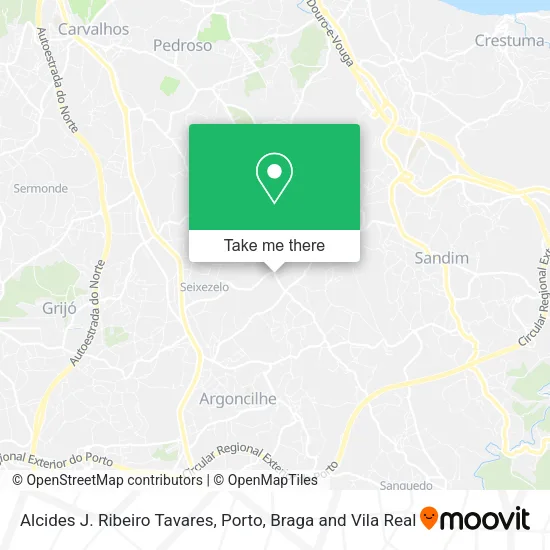 Alcides J. Ribeiro Tavares map