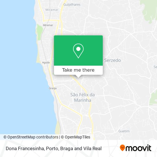 Dona Francesinha mapa