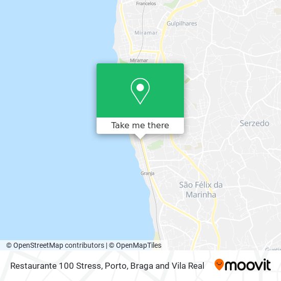 Restaurante 100 Stress map