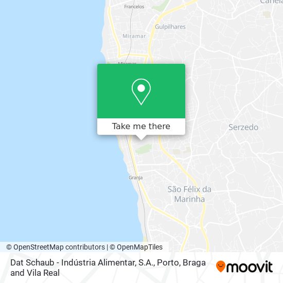 Dat Schaub - Indústria Alimentar, S.A. mapa