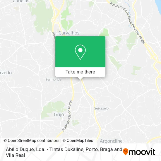 Abílio Duque, Lda. - Tintas Dukaline map