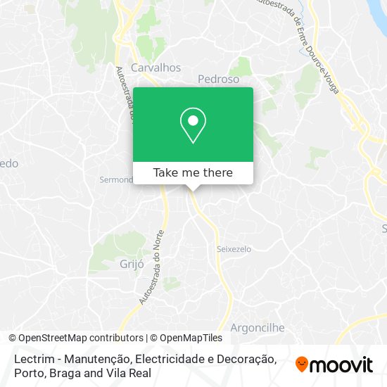Lectrim - Manutenção, Electricidade e Decoração mapa
