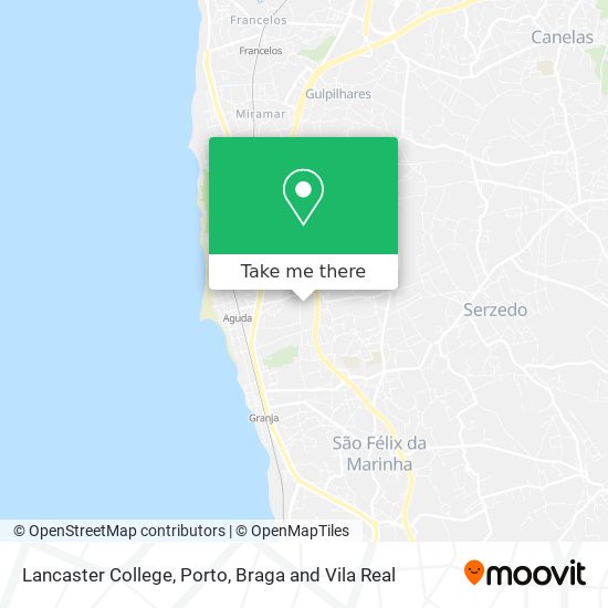 Lancaster College mapa