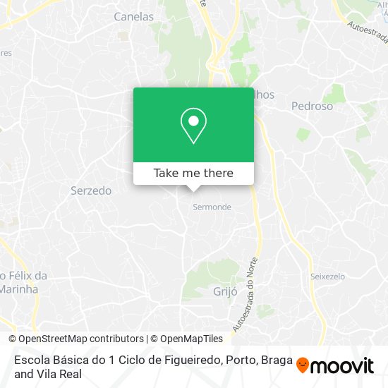 Escola Básica do 1 Ciclo de Figueiredo map