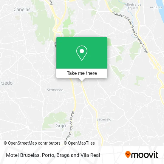 Motel Bruxelas map