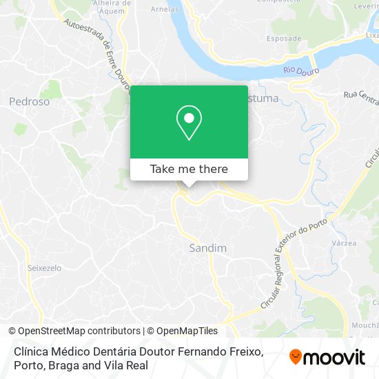 Clínica Médico Dentária Doutor Fernando Freixo map
