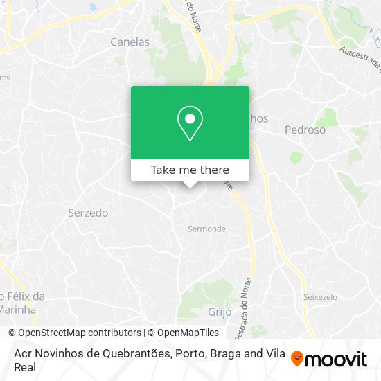 Acr Novinhos de Quebrantões map