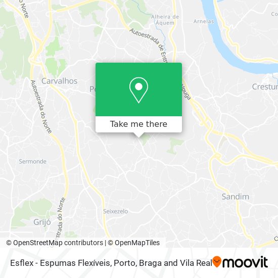 Esflex - Espumas Flexíveis map