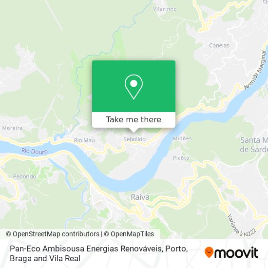 Pan-Eco Ambisousa Energias Renováveis map