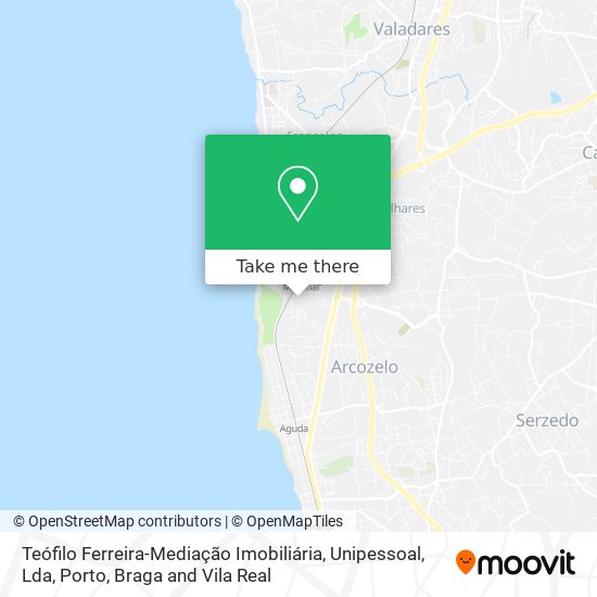 Teófilo Ferreira-Mediação Imobiliária, Unipessoal, Lda map