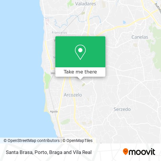 Santa Brasa map