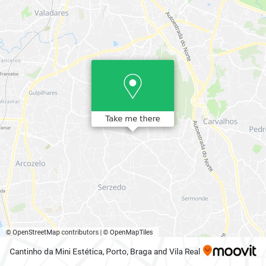 Cantinho da Mini Estética map