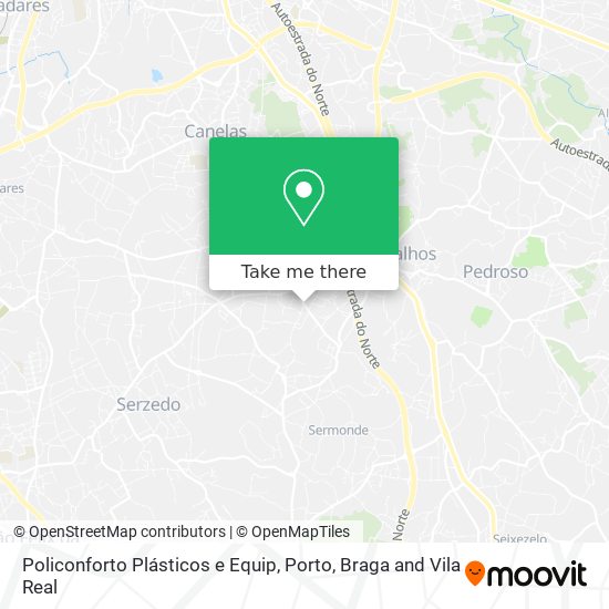 Policonforto Plásticos e Equip mapa