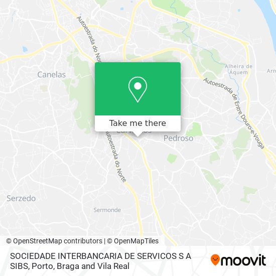 SOCIEDADE INTERBANCARIA DE SERVICOS S A SIBS map