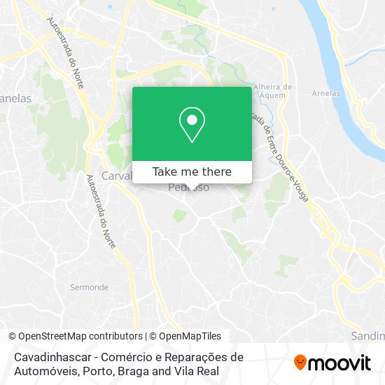 Cavadinhascar - Comércio e Reparações de Automóveis map