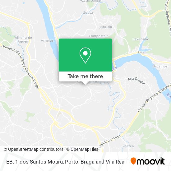 EB. 1 dos Santos Moura map