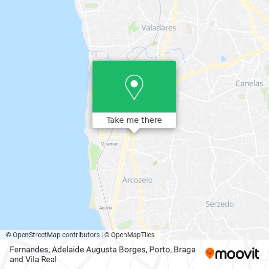 Fernandes, Adelaide Augusta Borges map