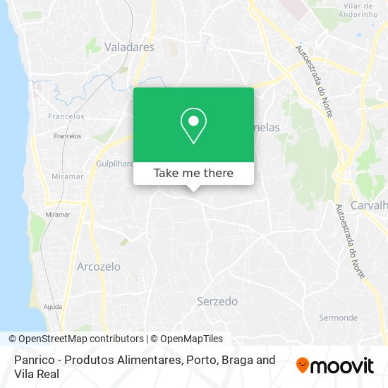 Panrico - Produtos Alimentares map