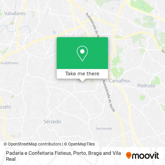 Padaria e Confeitaria Fisteus map