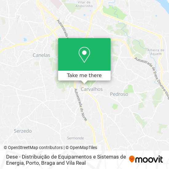 Dese - Distribuição de Equipamentos e Sistemas de Energia mapa