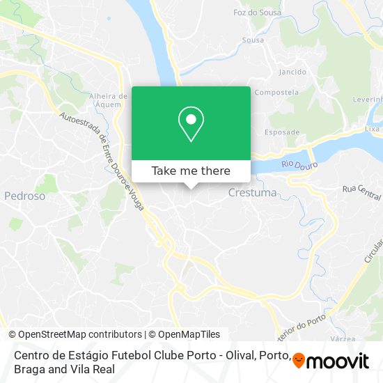 Centro de Estágio Futebol Clube Porto - Olival map
