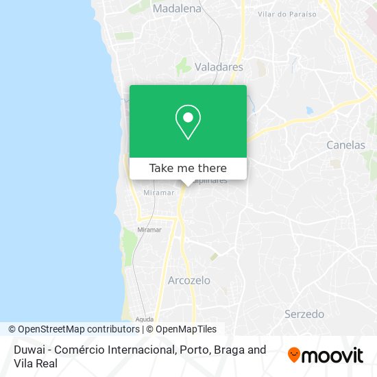 Duwai - Comércio Internacional mapa