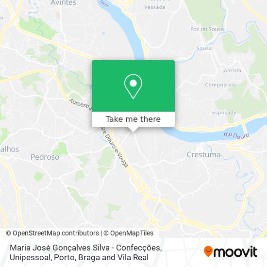 Maria José Gonçalves Silva - Confecções, Unipessoal map