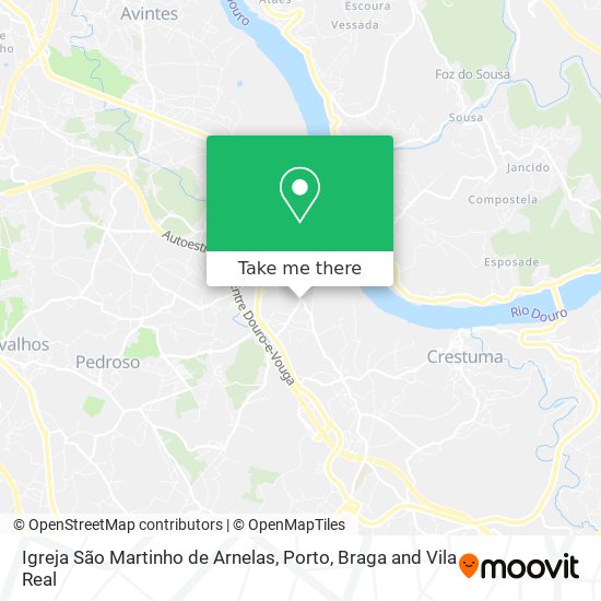 Igreja São Martinho de Arnelas map