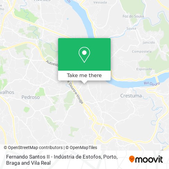 Fernando Santos II - Indústria de Estofos map
