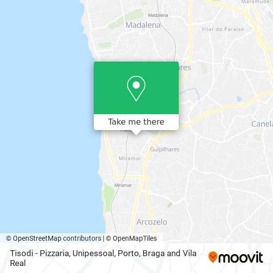 Tisodi - Pizzaria, Unipessoal map