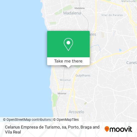 Celanus Empresa de Turismo, sa map