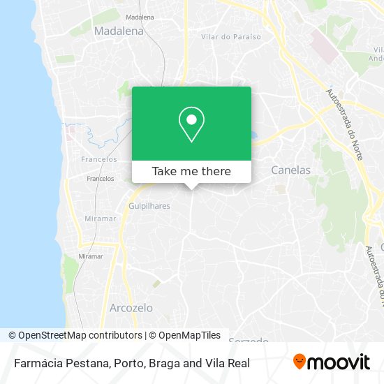 Farmácia Pestana mapa