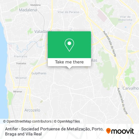 Antifer - Sociedad Portuense de Metalização map