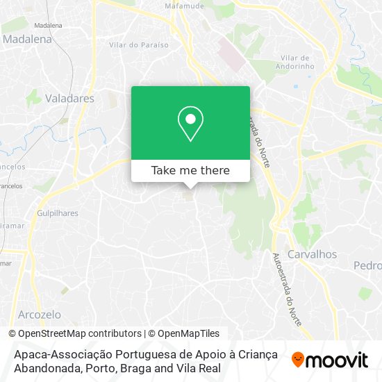 Apaca-Associação Portuguesa de Apoio à Criança Abandonada map