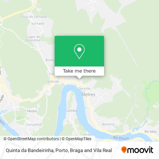 Quinta da Bandeirinha mapa