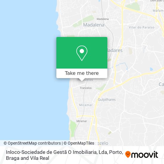 Inloco-Sociedade de Gestã O Imobiliaria, Lda mapa