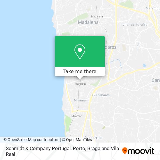 Schmidt & Company Portugal map