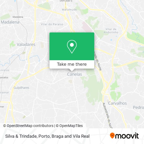 Silva & Trindade map