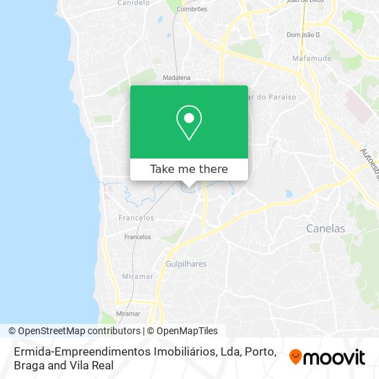 Ermida-Empreendimentos Imobiliários, Lda map