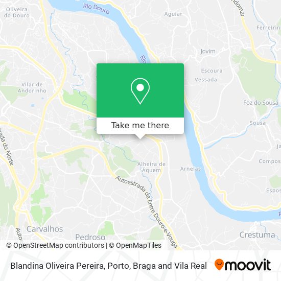 Blandina Oliveira Pereira mapa