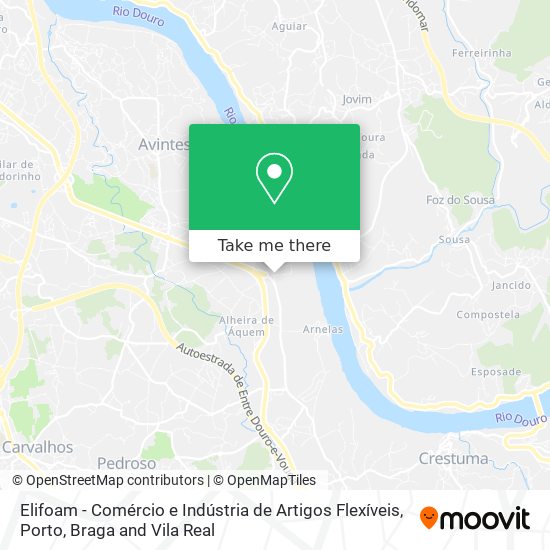 Elifoam - Comércio e Indústria de Artigos Flexíveis map