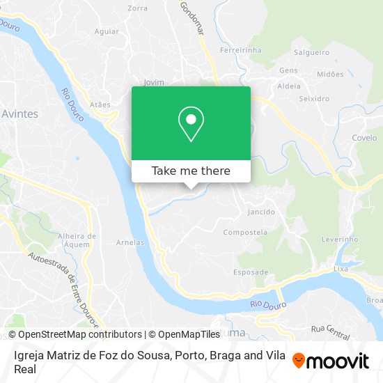 Igreja Matriz de Foz do Sousa map