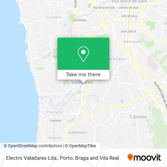 Electro Valadares Lda. map
