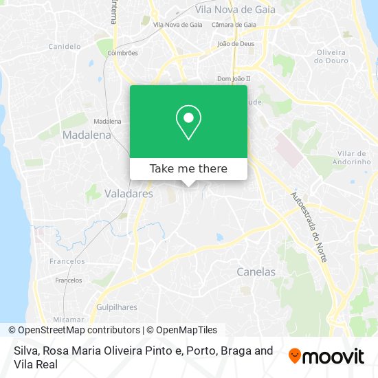 Silva, Rosa Maria Oliveira Pinto e map